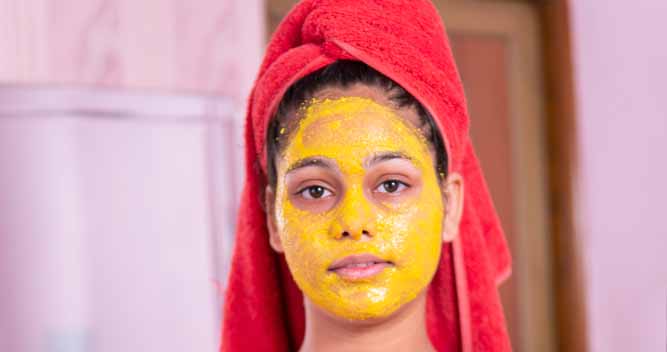 বেসন ও লেবুর ফেসপ্যাক